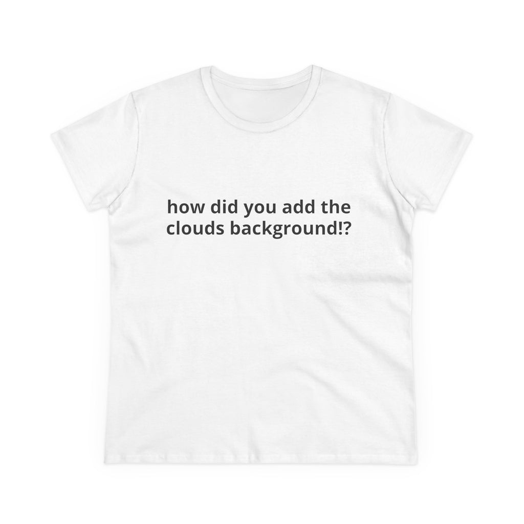 How did you add the clouds background?